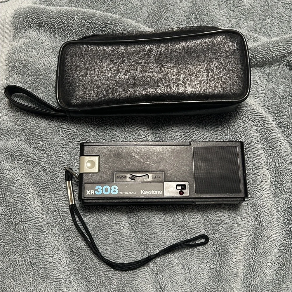 Keystone XR308  Tele-Everflash 110 Film Camera - Great Condition - Made In USA